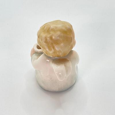 LOT 54: Vintage Belleek Ireland Daisy Spill Vase, Goebel Angel Candle Holder (W Germany) Figurine, Royal Tara Ireland and More