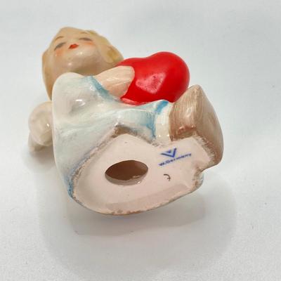 LOT 54: Vintage Belleek Ireland Daisy Spill Vase, Goebel Angel Candle Holder (W Germany) Figurine, Royal Tara Ireland and More