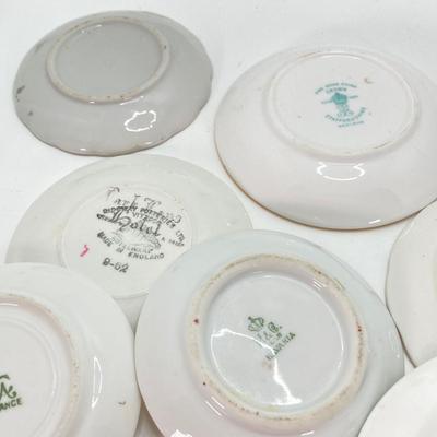 LOT 55: Gorgeous Painted Royal Worchester England 1094 Ra. No. 29115 Pitcher, Tea Bag Strainers and Holders