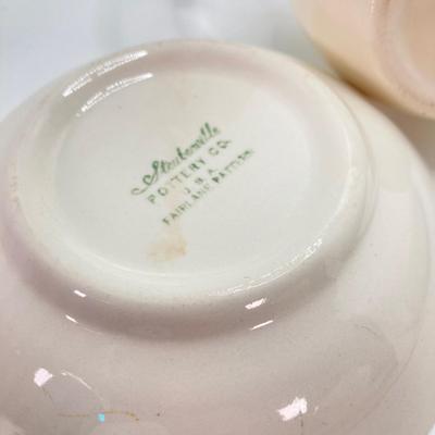 LOT 56: Pastel Yellow and Blue Serving Ware Collection - (Lu-Ray, Steutenville Fairlane, Salern and More)