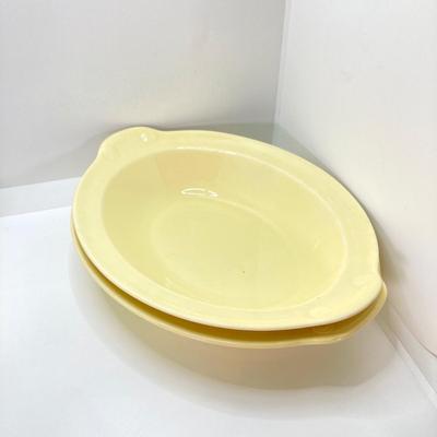LOT 56: Pastel Yellow and Blue Serving Ware Collection - (Lu-Ray, Steutenville Fairlane, Salern and More)