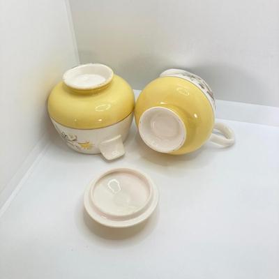 LOT 56: Pastel Yellow and Blue Serving Ware Collection - (Lu-Ray, Steutenville Fairlane, Salern and More)