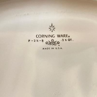 LOT 60: Collection of The Classic "Blue Cornflower" Corning Ware