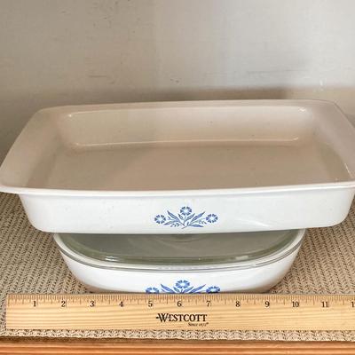 LOT 60: Collection of The Classic "Blue Cornflower" Corning Ware