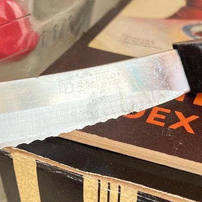 LOT 63: Vintage Baking Collection - Pampered Chef Bowl Hamilton Mixer, Cookie Cutters, Hershey's Recipe Book, "Dreamy Dessert...