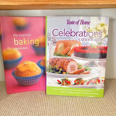 LOT 64: Kitchen Essentials Collection - Pampered Chef Deep Dish Baker, Corning Ware, Anchor Hocking, Williams - Sonoma, Cookbooks and More