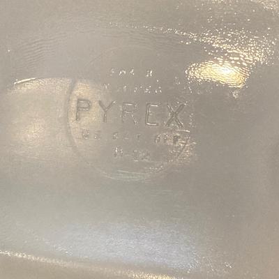 LOT 70: Vintage Pyrex Yellow Refrigerator Dishes with Lids, Cook Books, Tablecloth and Crocheted Pot Holders