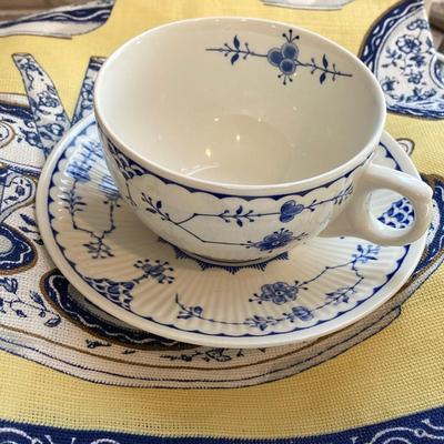 LOT 71: Kitchen Cabinet Tea Time Essentials - Tea Pot, Mugs, Tea Bag Holders, Trivet and More