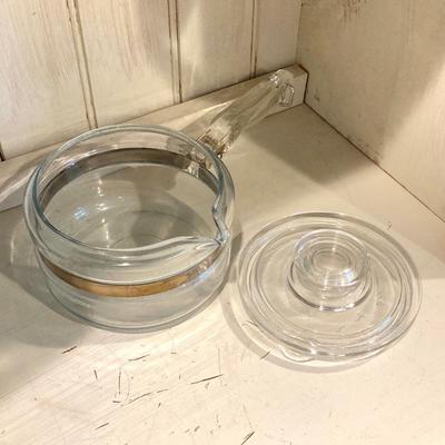 LOT 79: Vintage Pyrex Flame Ware Cookware