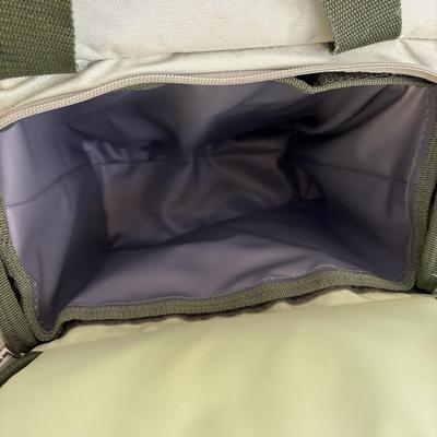 LOT 85: Vera Bradley Rolling Duffle Bag, Thiry-One Buffalo Plaid Deluxe Utility Tote and a Riviera Collection Picnic Tote