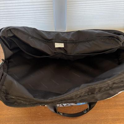 LOT 85: Vera Bradley Rolling Duffle Bag, Thiry-One Buffalo Plaid Deluxe Utility Tote and a Riviera Collection Picnic Tote