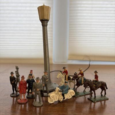 LOT 87: Vintage Metal Town's People & More