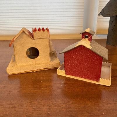 LOT 88: Antique North Bros Cast Iron Christmas Tree Stand, Holiday Home Decor, 3ft Decorated Tree