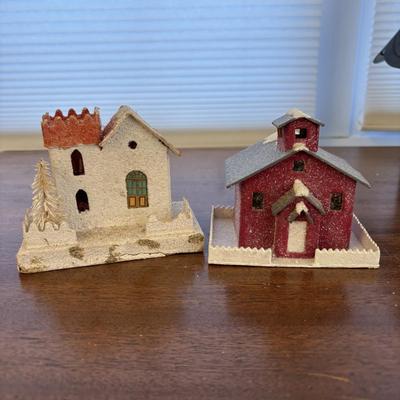 LOT 88: Antique North Bros Cast Iron Christmas Tree Stand, Holiday Home Decor, 3ft Decorated Tree