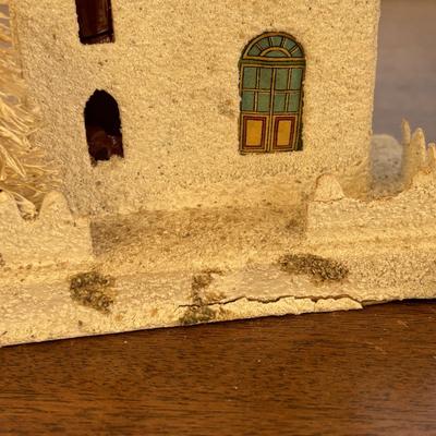 LOT 88: Antique North Bros Cast Iron Christmas Tree Stand, Holiday Home Decor, 3ft Decorated Tree