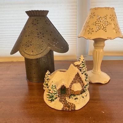 LOT 88: Antique North Bros Cast Iron Christmas Tree Stand, Holiday Home Decor, 3ft Decorated Tree