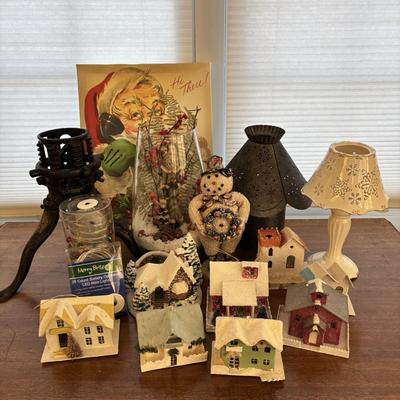 LOT 88: Antique North Bros Cast Iron Christmas Tree Stand, Holiday Home Decor, 3ft Decorated Tree