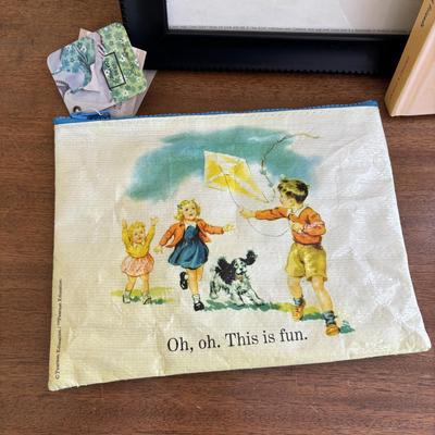 LOT 89: Sweet Children's Collection: Elephant Lamp, Bank, Jack in the Box Elephant, Wood Bloc Puzzles, Books including Treasury of...