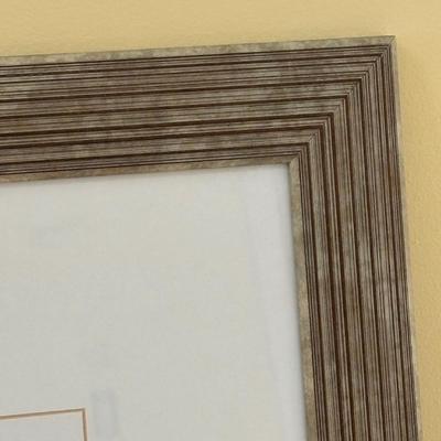 LOT 92: Home Decor Collection: Accent Table w/Storage, Shabby Chic Lamp, Floral Wall Art, Inspirational Butterfly Wall Art