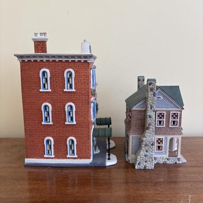 LOT 97: Dept 56: Christmas in the City Series, Dickens Village Series & First Edition Season Bay 1998