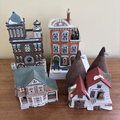 LOT 97: Dept 56: Christmas in the City Series, Dickens Village Series & First Edition Season Bay 1998