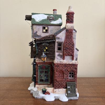 LOT 98: Dept 56 Accessories, Charles Dickens Series Childe Ponde, Cratchit's Corner