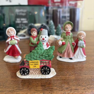 LOT 99: Dept 56, Lemax & More Holiday Village Accessories