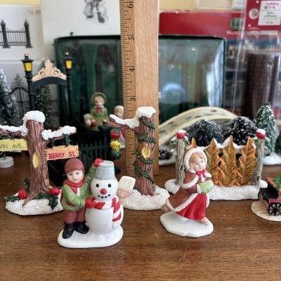 LOT 99: Dept 56, Lemax & More Holiday Village Accessories