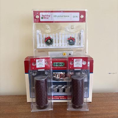 LOT 99: Dept 56, Lemax & More Holiday Village Accessories