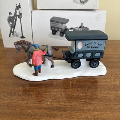 LOT 100: Dept 56 Holiday Village Accessories in Original Boxes