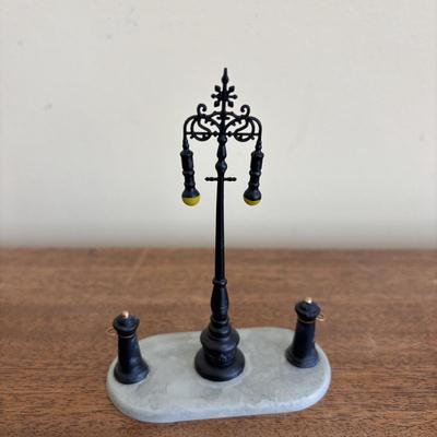 LOT 100: Dept 56 Holiday Village Accessories in Original Boxes