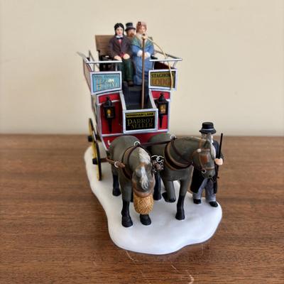 LOT 100: Dept 56 Holiday Village Accessories in Original Boxes