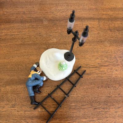 LOT 100: Dept 56 Holiday Village Accessories in Original Boxes