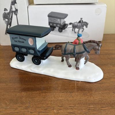 LOT 100: Dept 56 Holiday Village Accessories in Original Boxes