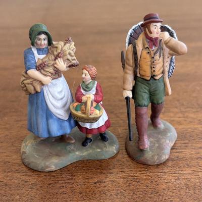 LOT 102: Harvest Blessings & More Collection: Dept 56 Best of the Harvest Figures, Lenox Ghost, Turkey & Scarecrow Wade Whimsies,...