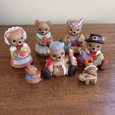 LOT 102: Harvest Blessings & More Collection: Dept 56 Best of the Harvest Figures, Lenox Ghost, Turkey & Scarecrow Wade Whimsies,...