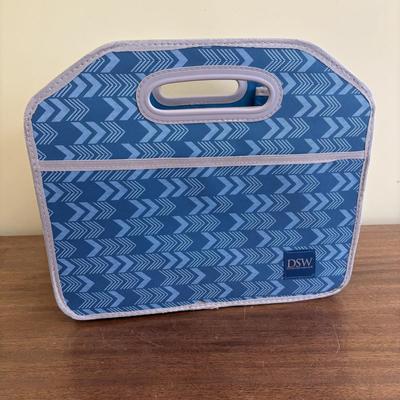 LOT 105: Home Decor Storage Boxes in Various Sizes & Shapes, DSW Foldable Trunk Organizer & More