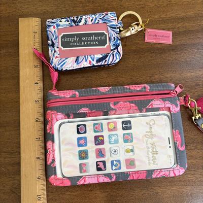 LOT 107: Vera Bradley Tote, Compact Organizer, Note Pads along with Simply Southern ID Wallet & Wristlet