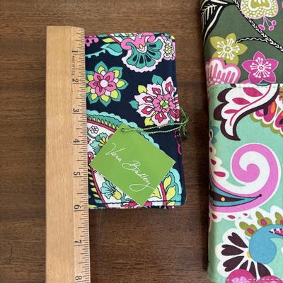 LOT 107: Vera Bradley Tote, Compact Organizer, Note Pads along with Simply Southern ID Wallet & Wristlet