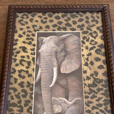 LOT 108: Natural Banana Leaf Fiber Art, Besty Fowler "Pals" Elephant Painting, Elephant Cross Body Bags, Woven Textile w/Large...