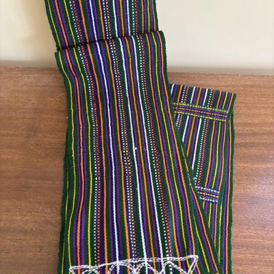 LOT 108: Natural Banana Leaf Fiber Art, Besty Fowler "Pals" Elephant Painting, Elephant Cross Body Bags, Woven Textile w/Large...