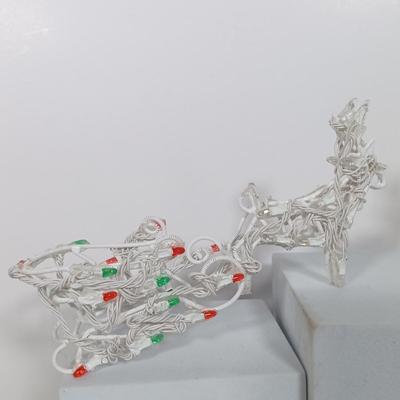 LOT 109: Christmas Village Miniatures - People, Trees and Decor