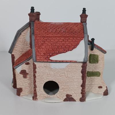 LOT 111: Department 56 Santa's Workshop, The Old Curiosity Shop, Abington Lock Keeper's & Booter and Cobbler