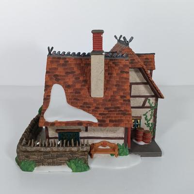 LOT 111: Department 56 Santa's Workshop, The Old Curiosity Shop, Abington Lock Keeper's & Booter and Cobbler
