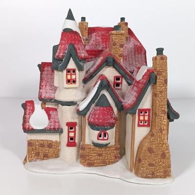 LOT 111: Department 56 Santa's Workshop, The Old Curiosity Shop, Abington Lock Keeper's & Booter and Cobbler