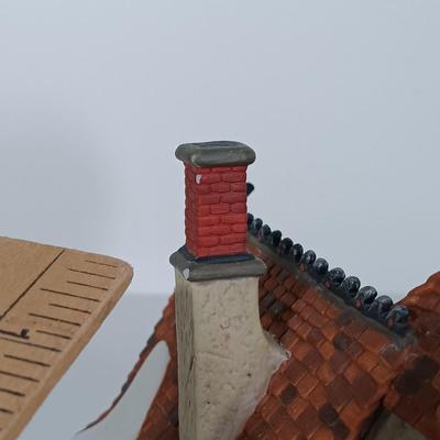 LOT 111: Department 56 Santa's Workshop, The Old Curiosity Shop, Abington Lock Keeper's & Booter and Cobbler