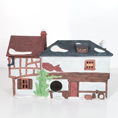 LOT 111: Department 56 Santa's Workshop, The Old Curiosity Shop, Abington Lock Keeper's & Booter and Cobbler