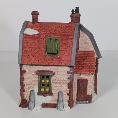 LOT 111: Department 56 Santa's Workshop, The Old Curiosity Shop, Abington Lock Keeper's & Booter and Cobbler
