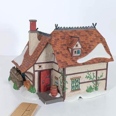 LOT 111: Department 56 Santa's Workshop, The Old Curiosity Shop, Abington Lock Keeper's & Booter and Cobbler