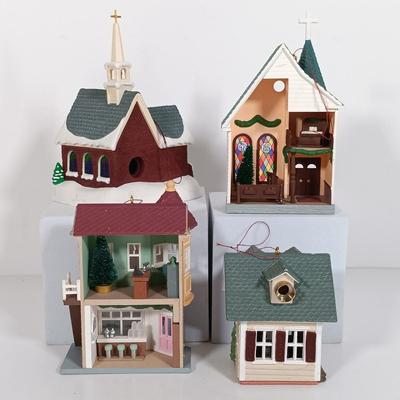 LOT 114: Department 56, David Winter and Hallmark House Ornaments